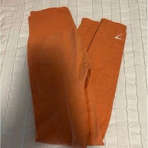 Gymshark leggings- orange- xs